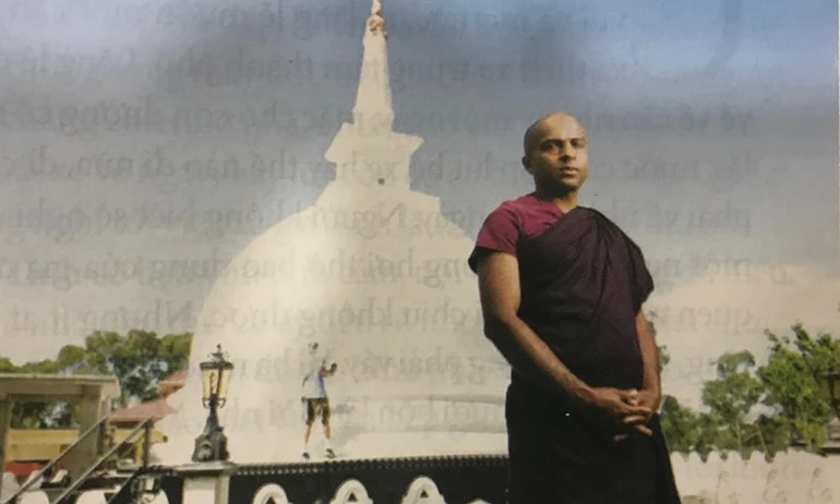 Quang cảnh ngôi chùa vừa hoàn thành